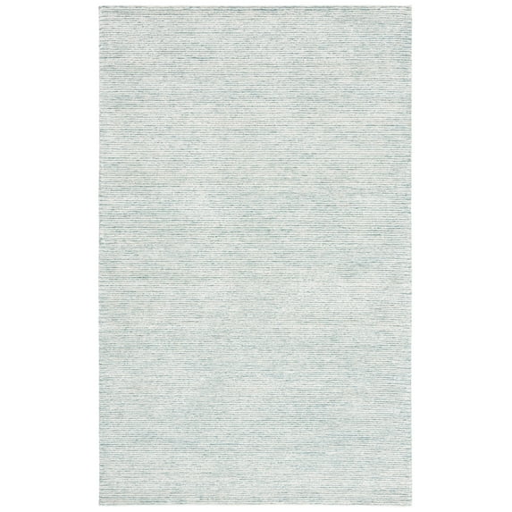 SAFAVIEH Soho Louella Solid Area Rug, Turquoise/Ivory, 6' x 9'