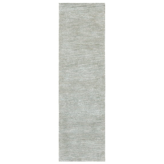 SAFAVIEH Soho Louella Solid Runner Rug, Green, 2'3" x 8'