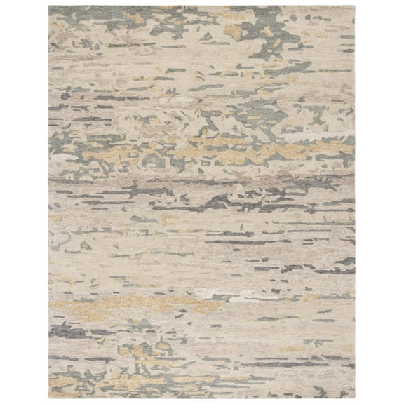 SAFAVIEH Soho Lue Abstract Area Rug, Beige/Grey, 8' x 10'