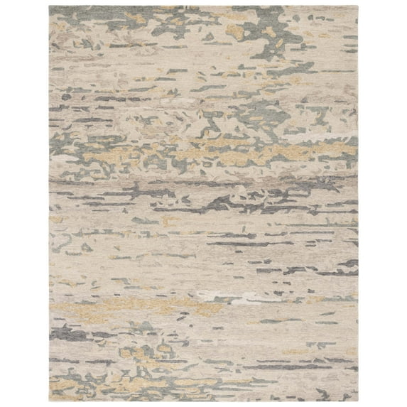 SAFAVIEH Soho Lue Abstract Area Rug, Beige/Grey, 8' x 10'