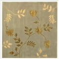 thumbnail image 1 of SAFAVIEH Soho Mable Floral Wool Area Rug, Light Blue, 8' x 8' Square, 1 of 10