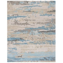 SAFAVIEH Soho Marcus Abstract Area Rug, Beige/Blue, 8' x 10'