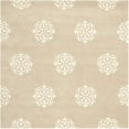 thumbnail image 1 of SAFAVIEH Soho Maui Geometric Wool Area Rug, Beige/Ivory, 6' x 6' Square, 1 of 9