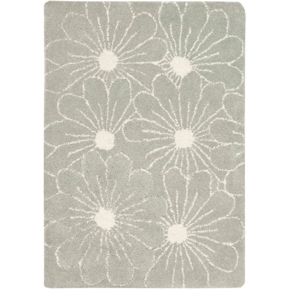 SAFAVIEH Soho Megan Floral Wool Area Rug, Blue/Ivory, 2' x 3'