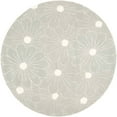 thumbnail image 1 of SAFAVIEH Soho Megan Floral Wool Area Rug, Blue/Ivory, 6' x 6' Round, 1 of 6