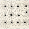 thumbnail image 1 of SAFAVIEH Soho Megan Floral Wool Area Rug, Ivory/Black, 6' x 6' Square, 1 of 10