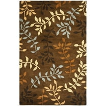 SAFAVIEH Soho Melba Floral Wool Area Rug, Brown/Multi, 2' x 3'