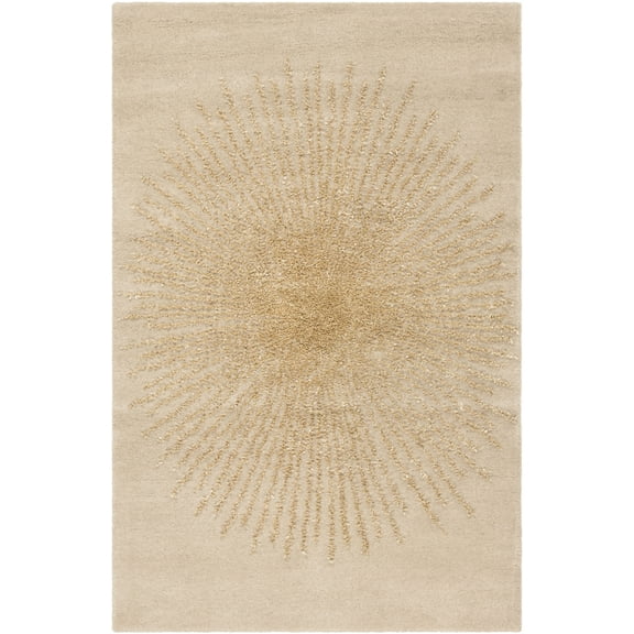 SAFAVIEH Soho Michelle Geometric Area Rug, Beige, 2' x 3'