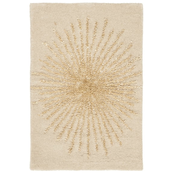 SAFAVIEH Soho Michelle Geometric Area Rug, Beige, 3' x 5'
