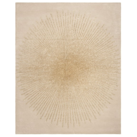 SAFAVIEH Soho Michelle Geometric Area Rug, Beige, 9' x 12'