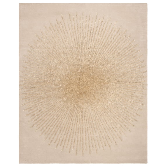 SAFAVIEH Soho Michelle Geometric Area Rug, Beige, 9' x 12'