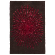 SAFAVIEH Soho Michelle Geometric Area Rug, Brown/Red, 2'6" x 4'