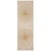 SAFAVIEH Soho Michelle Geometric Runner Rug, Beige, 2'6" x 10'