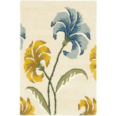 SAFAVIEH Soho Noah Floral Wool Area Rug, Beige/Multi, 2' x 3'