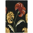 thumbnail image 1 of SAFAVIEH Soho Noah Floral Wool Area Rug, Black/Multi, 2' x 3', 1 of 9