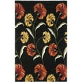 thumbnail image 1 of SAFAVIEH Soho Noah Floral Wool Area Rug, Black/Multi, 3'6" x 5'6", 1 of 9