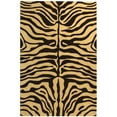 thumbnail image 1 of SAFAVIEH Soho Paige Striped Wool Area Rug, Beige/Charcoal, 5' x 8', 1 of 6