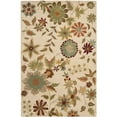 thumbnail image 1 of SAFAVIEH Soho Peronel Floral Wool Area Rug, Ivory/Sage, 3'6" x 5'6", 1 of 10
