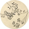 thumbnail image 1 of SAFAVIEH Soho Piper Floral Wool Area Rug, Ivory/Grey, 8' x 8' Round, 1 of 8