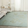 thumbnail image 1 of SAFAVIEH Soho Piper Floral Wool Area Rug, Light Blue, 7'6" x 9'6", 1 of 8