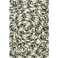 thumbnail image 1 of SAFAVIEH Soho Pixels Geometric Dotted Wool Area Rug, Ivory/Grey, 6' x 9', 1 of 8