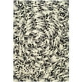 thumbnail image 1 of SAFAVIEH Soho Pixels Geometric Dotted Wool Area Rug, Ivory/Grey, 7'6" x 9'6", 1 of 8
