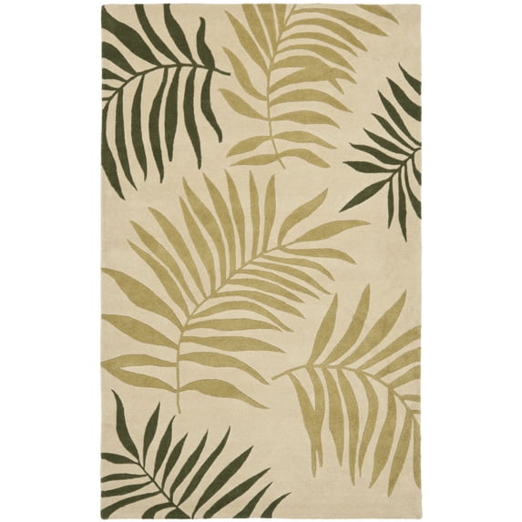 SAFAVIEH Soho Quinn Floral Wool Runner Rug, Beige/Multi, 2'6" x 8'