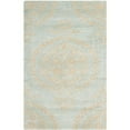 thumbnail image 1 of SAFAVIEH Soho Quinton Geometric Wool Area Rug, Blue/Beige, 6' x 6' Round, 1 of 10