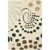 SAFAVIEH Soho Roden Geometric Wool Area Rug, Beige/Multi, 2' x 3'