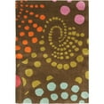 thumbnail image 1 of SAFAVIEH Soho Roden Polka Dots Wool Area Rug, Brown/Multi, 2' x 3', 1 of 9