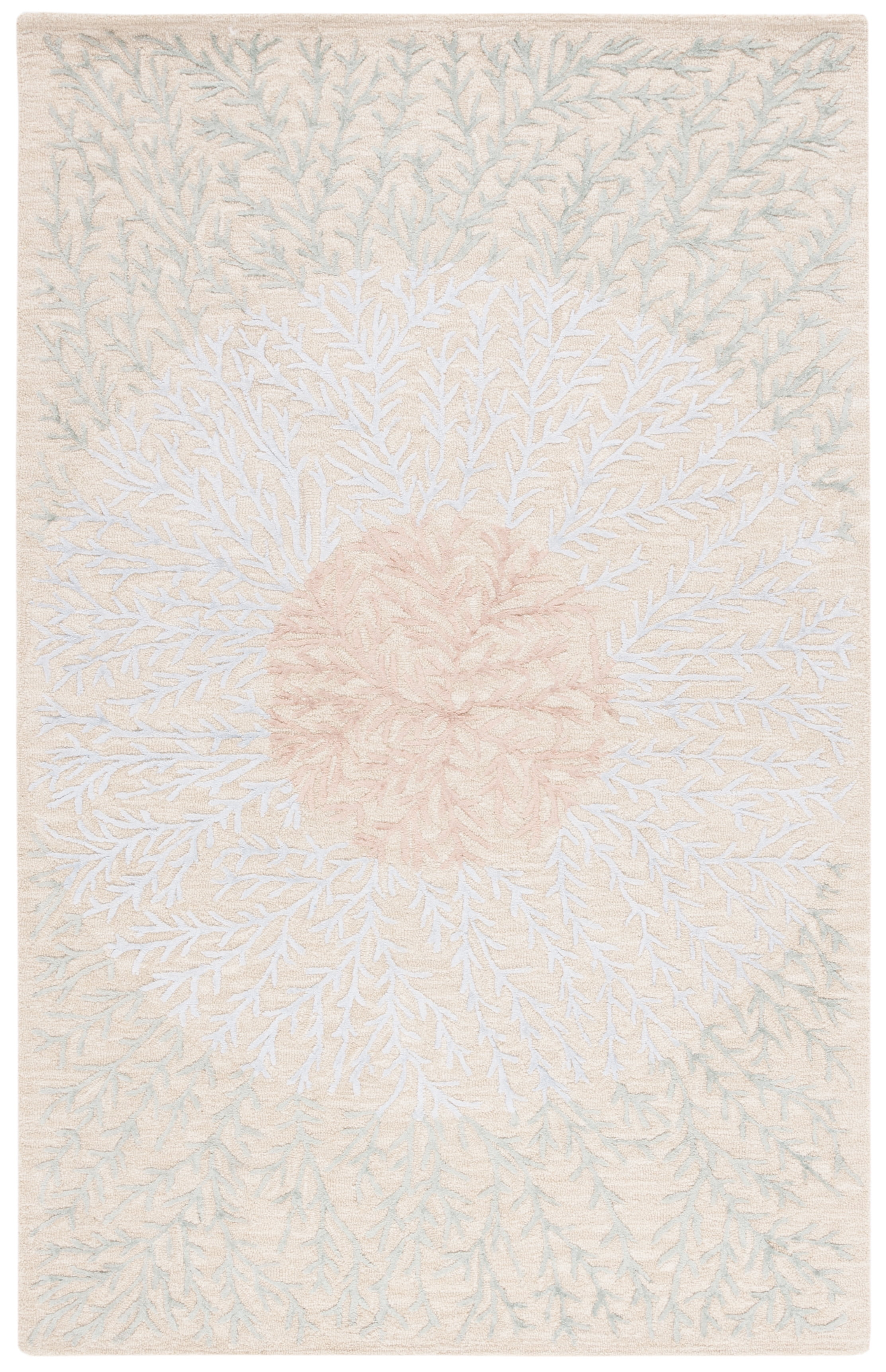 SAFAVIEH Soho Roger Abstract Area Rug, Beige/Grey, 4' x 6'