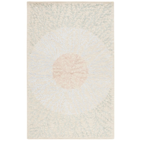 SAFAVIEH Soho Roger Abstract Area Rug, Beige/Grey, 4' x 6'