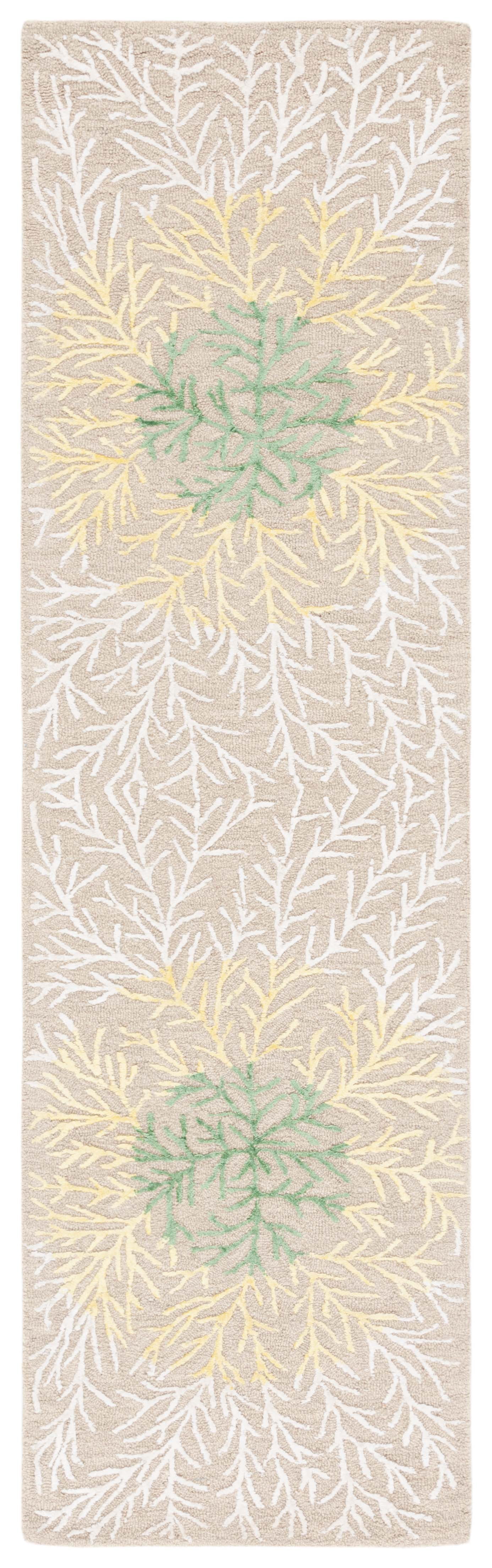 SAFAVIEH Soho Roger Abstract Runner Rug, Beige/Yellow, 2'3" x 8'