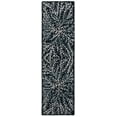 thumbnail image 1 of SAFAVIEH Soho Roger Abstract Runner Rug, Black/Ivory, 2'3" x 8', 1 of 8