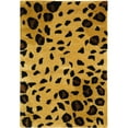 thumbnail image 1 of SAFAVIEH Soho Roxanne Dotted Wool Area Rug, Gold/Black, 2' x 3', 1 of 8