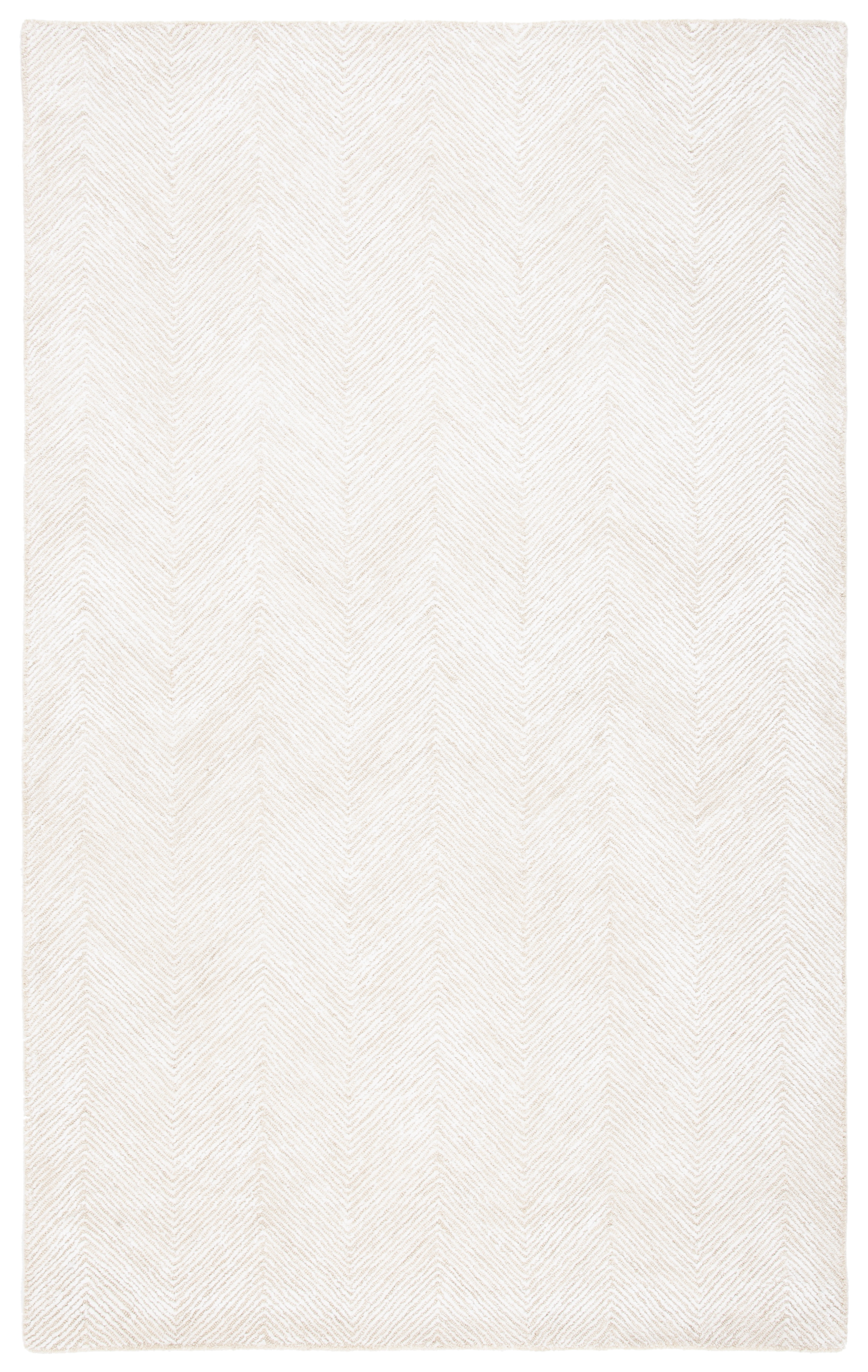 SAFAVIEH Soho Ryker Zig-Zag Area Rug, Ivory/Beige, 4' x 6'