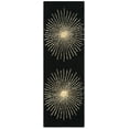 thumbnail image 1 of SAFAVIEH Soho Michelle Geometric Runner Rug, Black/Beige, 2'6" x 12', 1 of 8