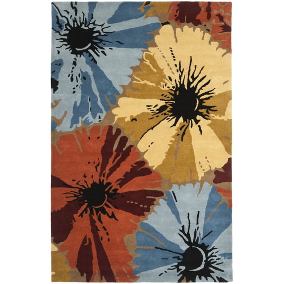 SAFAVIEH Soho SOH729D Handmade Olive / Multi Rug