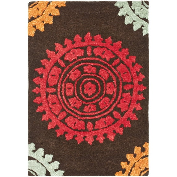 SAFAVIEH Soho SOH732A Handmade Brown / Multi Rug