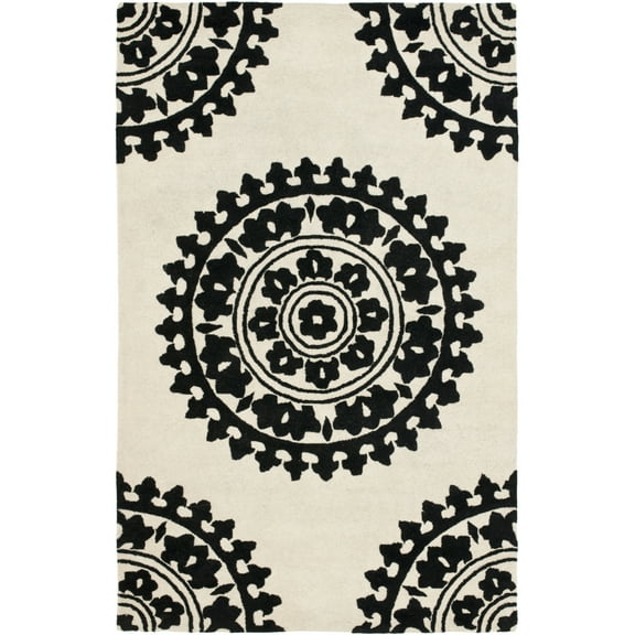 SAFAVIEH Soho SOH732G Handmade Ivory / Black Rug
