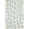 thumbnail image 1 of SAFAVIEH Soho Samantha Abstract Wool Area Rug, Blue/Ivory, 7'6" x 9'6", 1 of 8