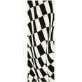 thumbnail image 1 of SAFAVIEH Soho Samantha Abstract Wool Runner Rug, Black/Ivory, 2'6" x 8', 1 of 10