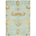 thumbnail image 1 of SAFAVIEH Soho Savannah Wool Area Rug, Light Blue/Multi, 2'3" x 4', 1 of 10