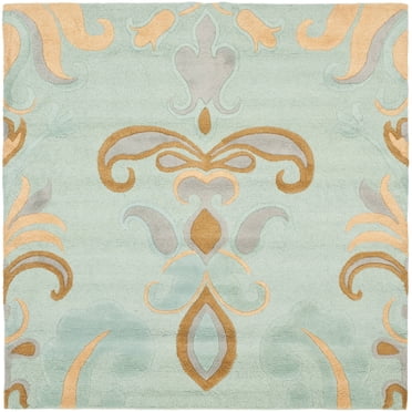 SAFAVIEH Impressions IM821D Green / Beige Rug - Walmart.com