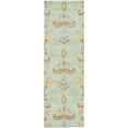 thumbnail image 1 of SAFAVIEH Soho Savannah Wool Runner Rug, Light Blue/Multi, 2'6" x 14', 1 of 11