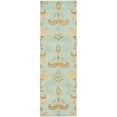 thumbnail image 1 of SAFAVIEH Soho Savannah Wool Runner Rug, Light Blue/Multi, 2'6" x 8', 1 of 10