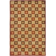 thumbnail image 1 of SAFAVIEH Soho Seachlann Geometric Squares Wool Area Rug, Ivory/Rust, 5' x 8', 1 of 4