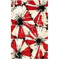 thumbnail image 1 of SAFAVIEH Soho Serenity Floral Wool Area Rug, Black/Red, 7'6" x 9'6", 1 of 3