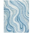 thumbnail image 1 of SAFAVIEH Soho Stanice Abstract Area Rug, Blue/Ivory, 8' x 10', 1 of 8