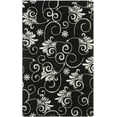 thumbnail image 1 of SAFAVIEH Soho Stanley Abstract Wool Area Rug, Black/Ivory, 5' x 8', 1 of 4